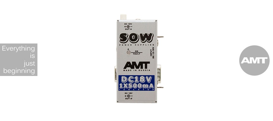 AMT SOW PS DC-18V 1x500mA