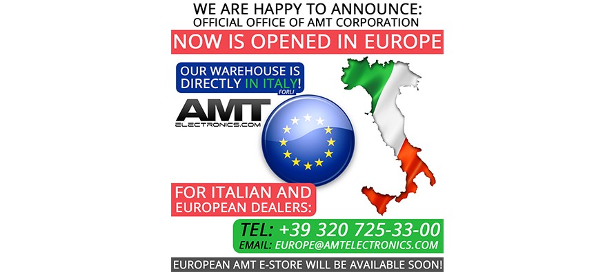 AMT Corporation SRL now is opened in Europe!