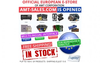 Official European E-store of AMT Corporation SRL amt-sales.com is opened!